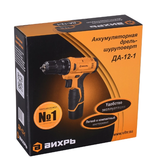 Аккумуляторная дрель-шуруповерт Вихрь ДА-12-1 рассрочка