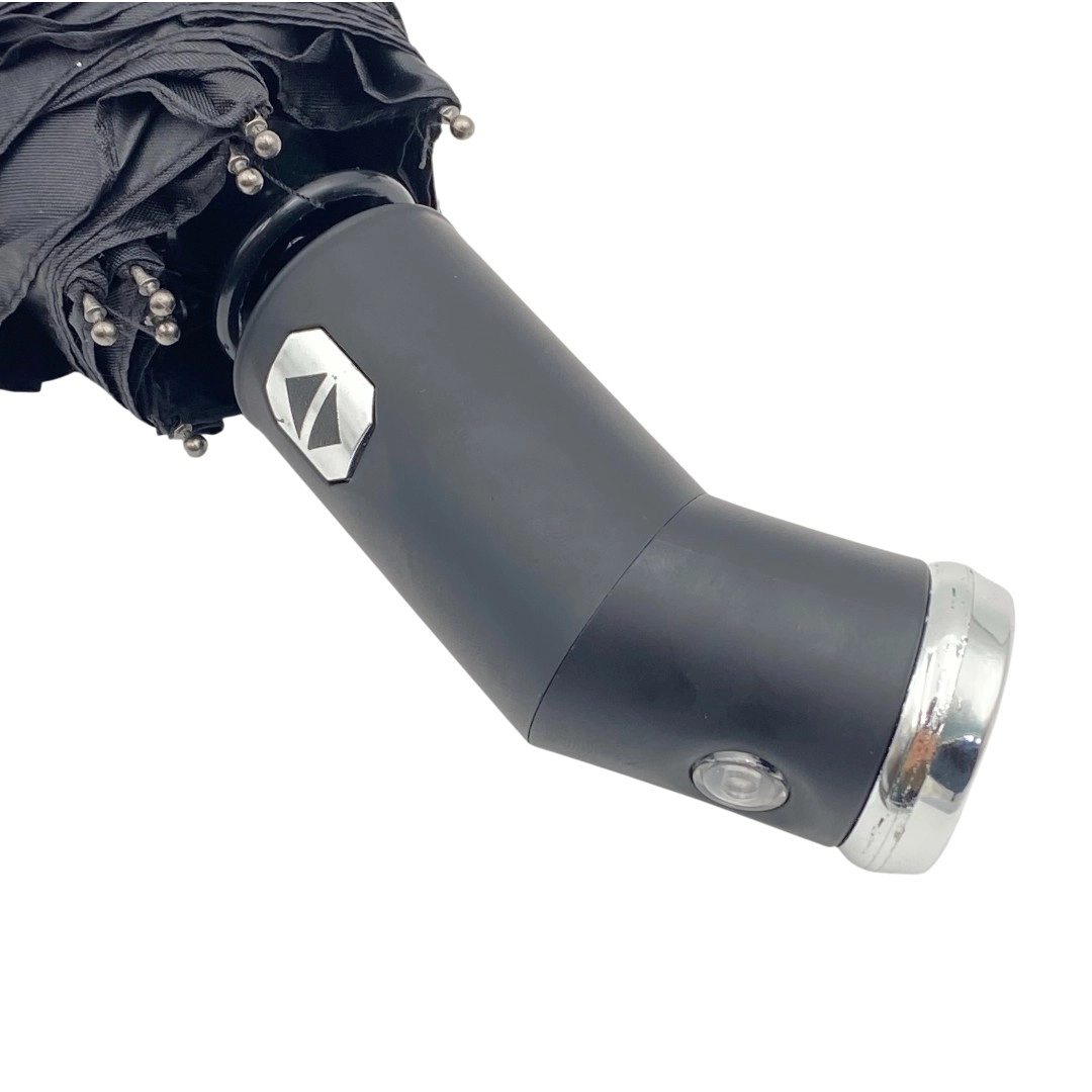 Автоматический чёрный зонт с фонариком в Узбекистане