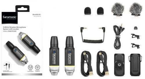 Беспроводная система Saramonic Blink800 B1, c петличным микрофоном цена