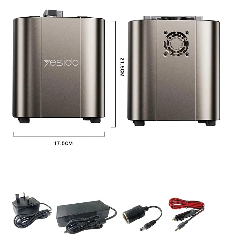 Аккумуляторы Yesido YP38 1200W 275000 мАч серебристый - фото №7 Аккумуляторы Yesido YP38 1200W 275000 мАч серебристый цена