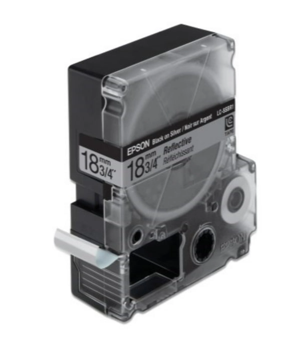 LW-400/400VP/700 Reflectiv Black/Silver 18mm x 1.5m (C53S626414) tasmali Epson kartriji sotib olish