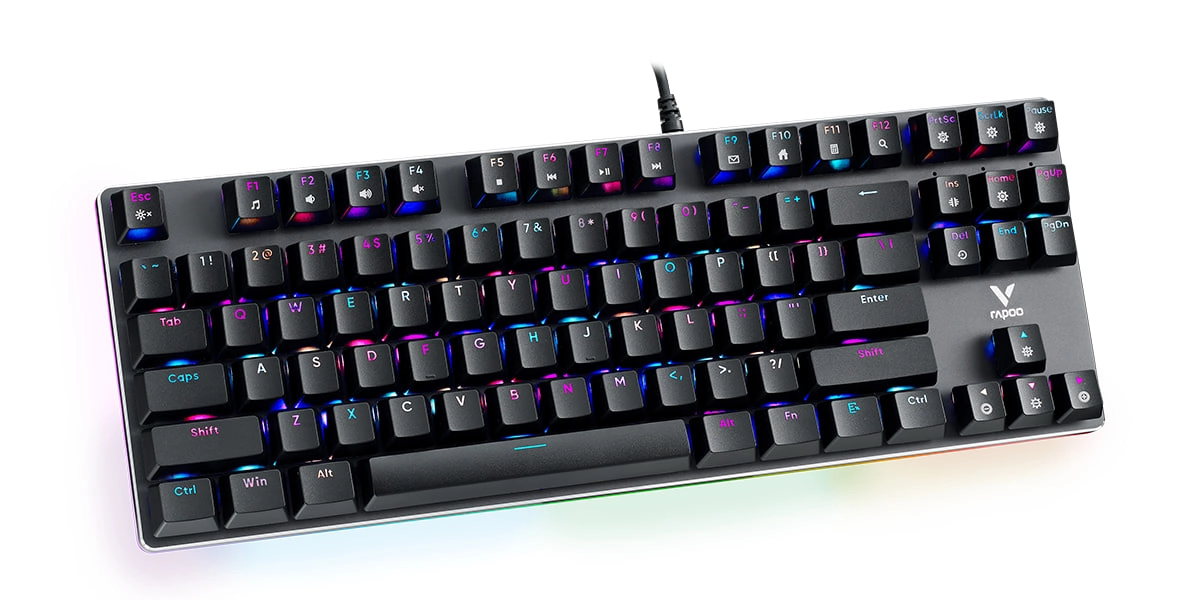 Клавиатура Rapoo V520RGB Alloy чёрный в Узбекистане