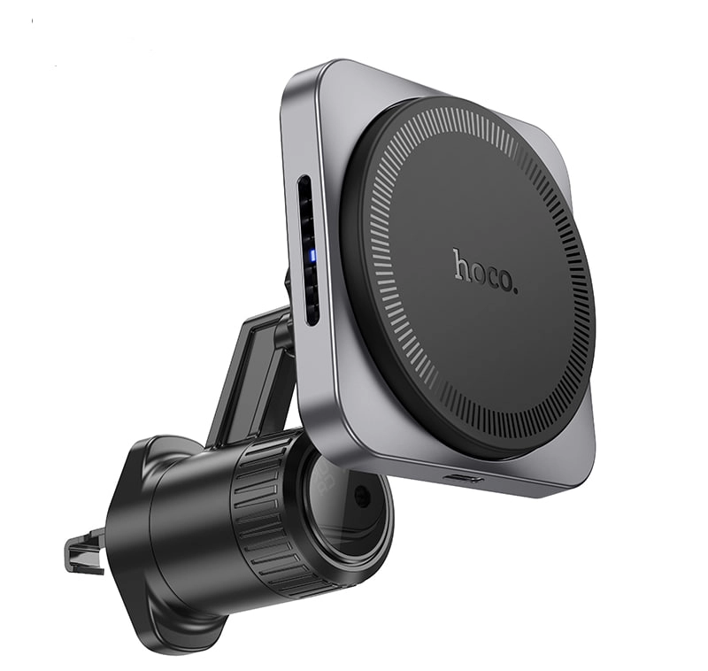 Hoco HW15 simsiz zaryadlovchi qora smartfon tutqichi sotib olish