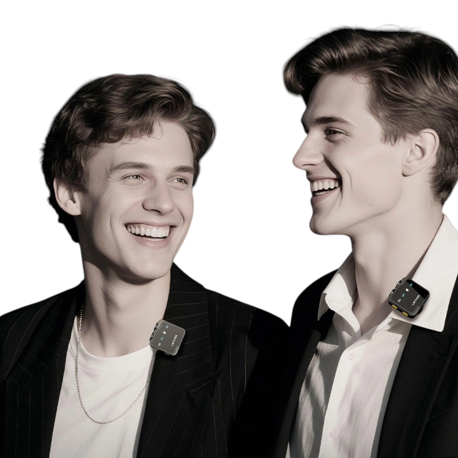 LENYES Wireless LM205 petlichka simsiz mikrofoni , Black narxi