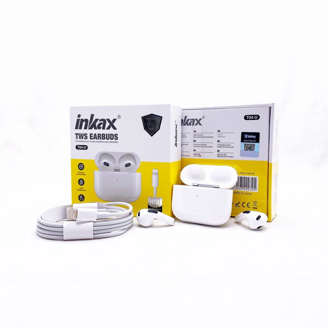 Inkax T04U oq  simsiz naushniklar qora sotib olish