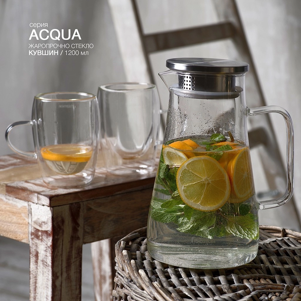 Fissman Shisha idishi 1,2 l onlayn