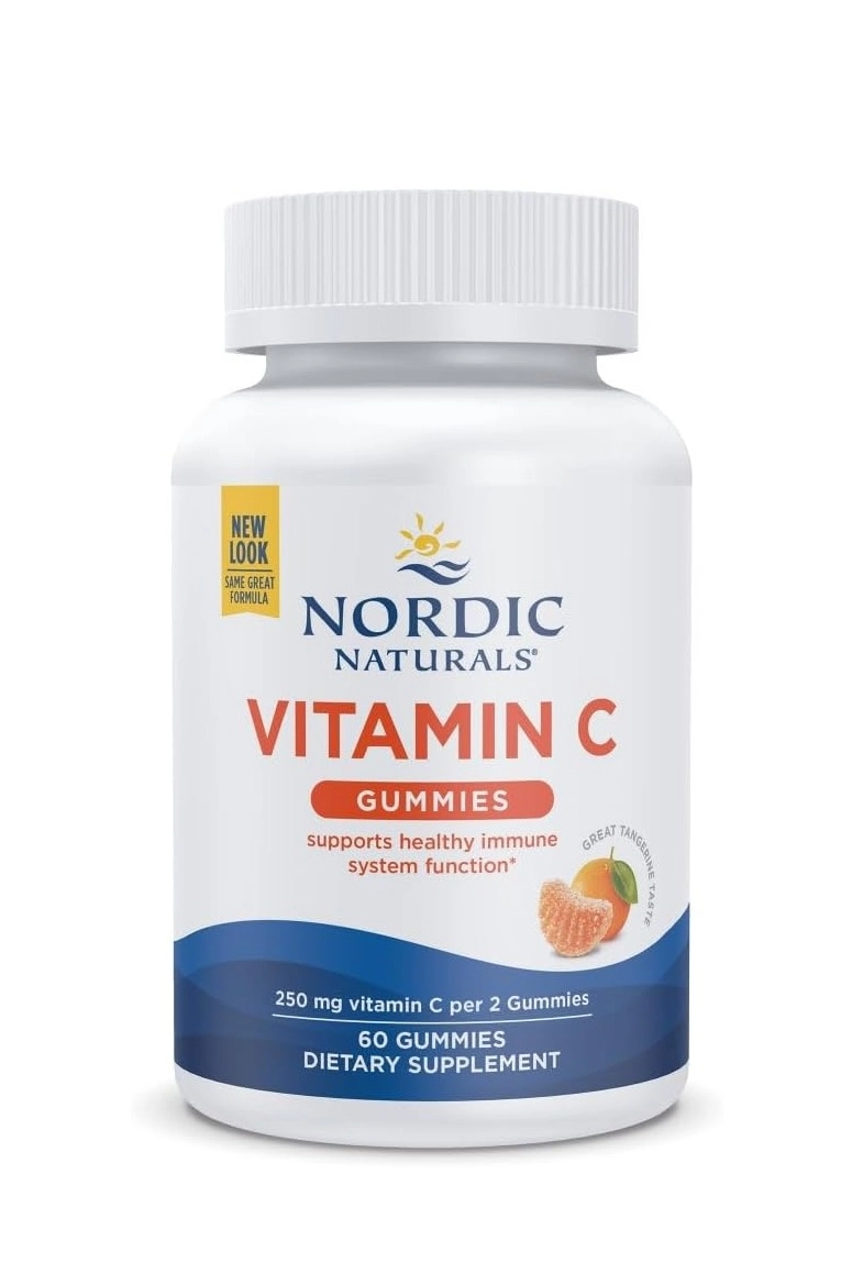 Nordic Naturals Vitamin C Gummies жевательный витамин C 250 мг, мандарин, 60 жевательных конфет (30160) купить
