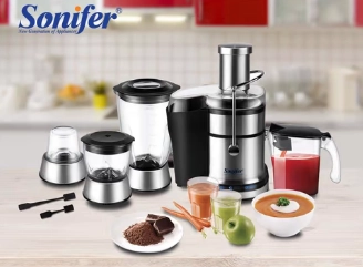 Соковыжималка, блендер, чопер, кофемолка Sonifer SF - 5509 рассрочка
