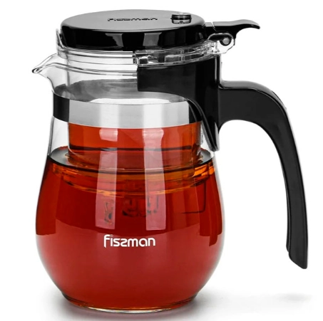 Заварочный чайник стеклянный Gunfu 550мл FISSMAN купить