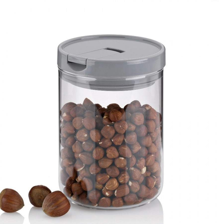 Емкость для хранения сыпучих KELA Arik, серая (0,9 л) 12108 недорого