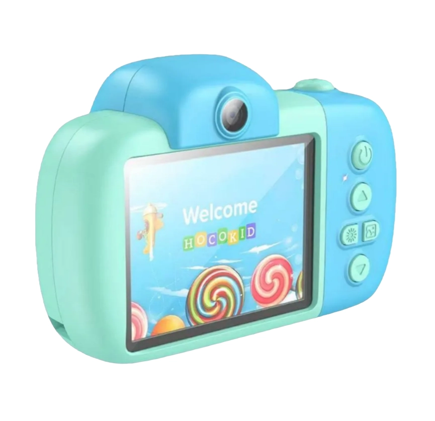 Hoco DV201 bolalar uchun moviy rangli fotokamera arzon