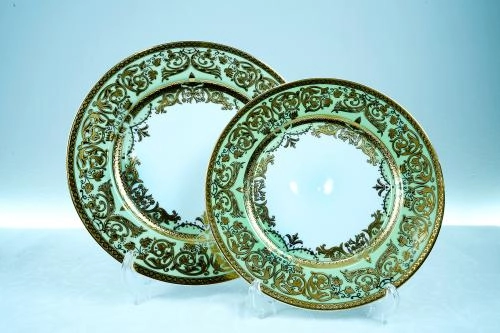 Тарелки фарфоровые "Изумруд" от Karosa 8 (20см) купить