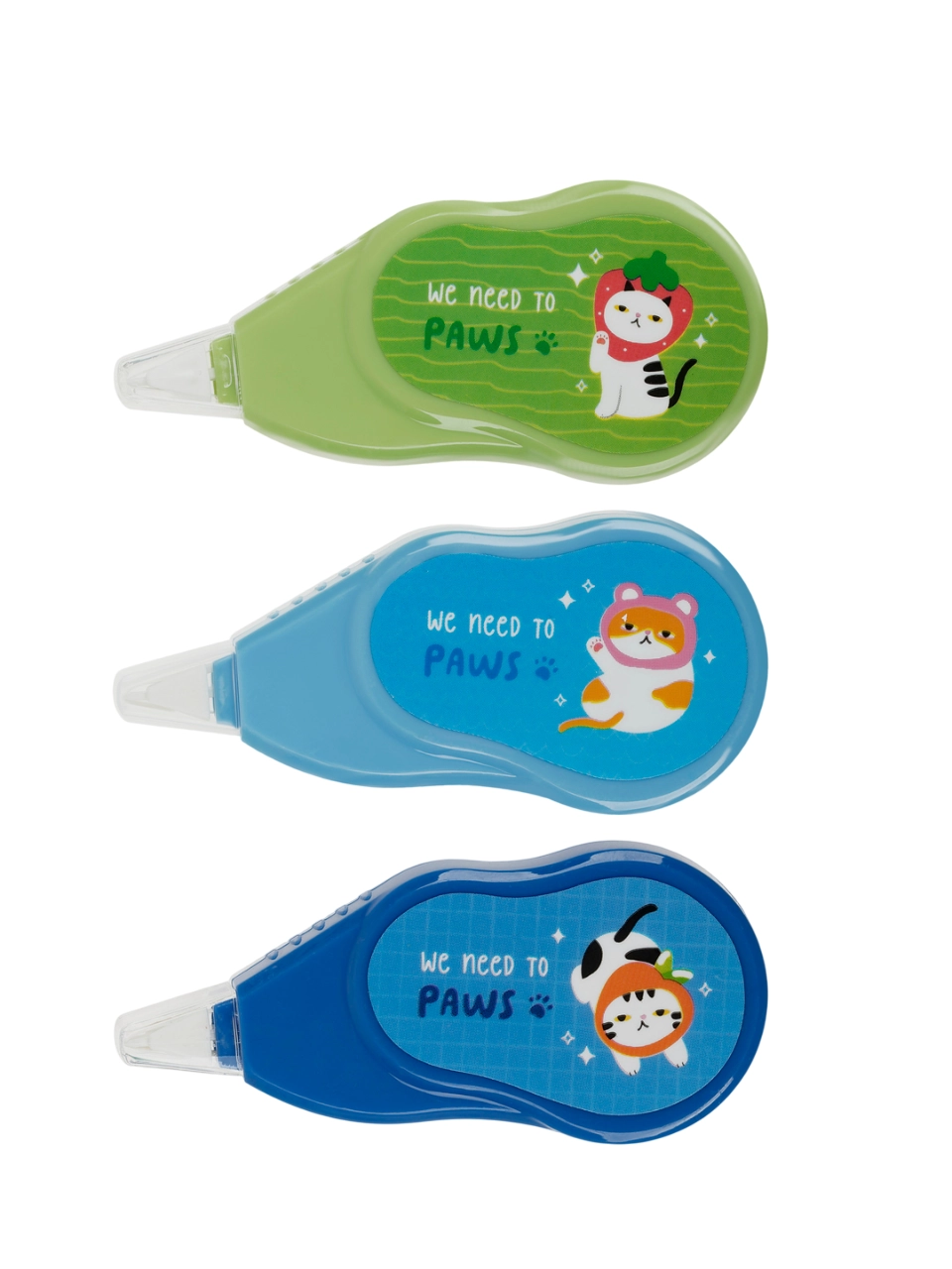 Корректирующая лента MESHU Relax cat, 5 мм х 3 м, дисплей-бокс, ассорти купить