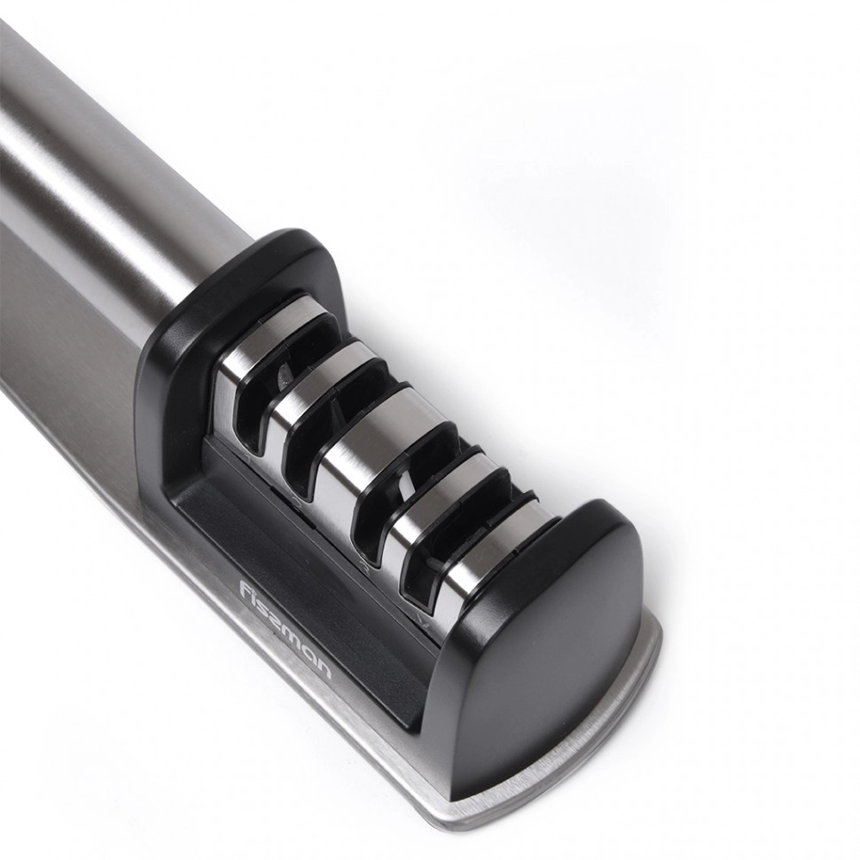 Pichoqlar uchun o'tkir Fissman 23x6x6 sm uch bosqichli o'tkirlash (keramika, karbid, olmos toshlari) O'zbekistonda