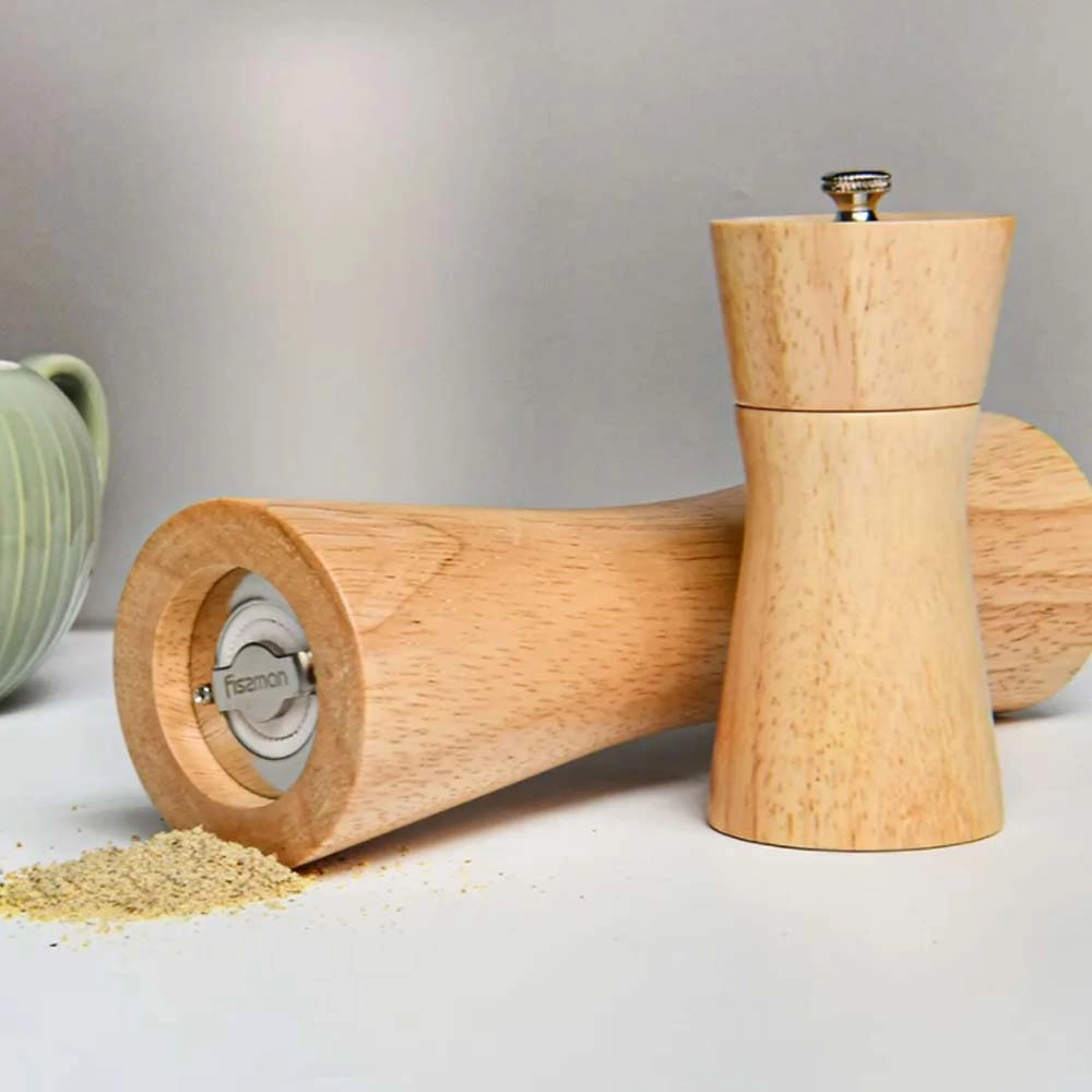 Fissman tuz va qalampir shaklli maydalagichi 21x6 sm (yog‘och korpus) O'zbekistonda