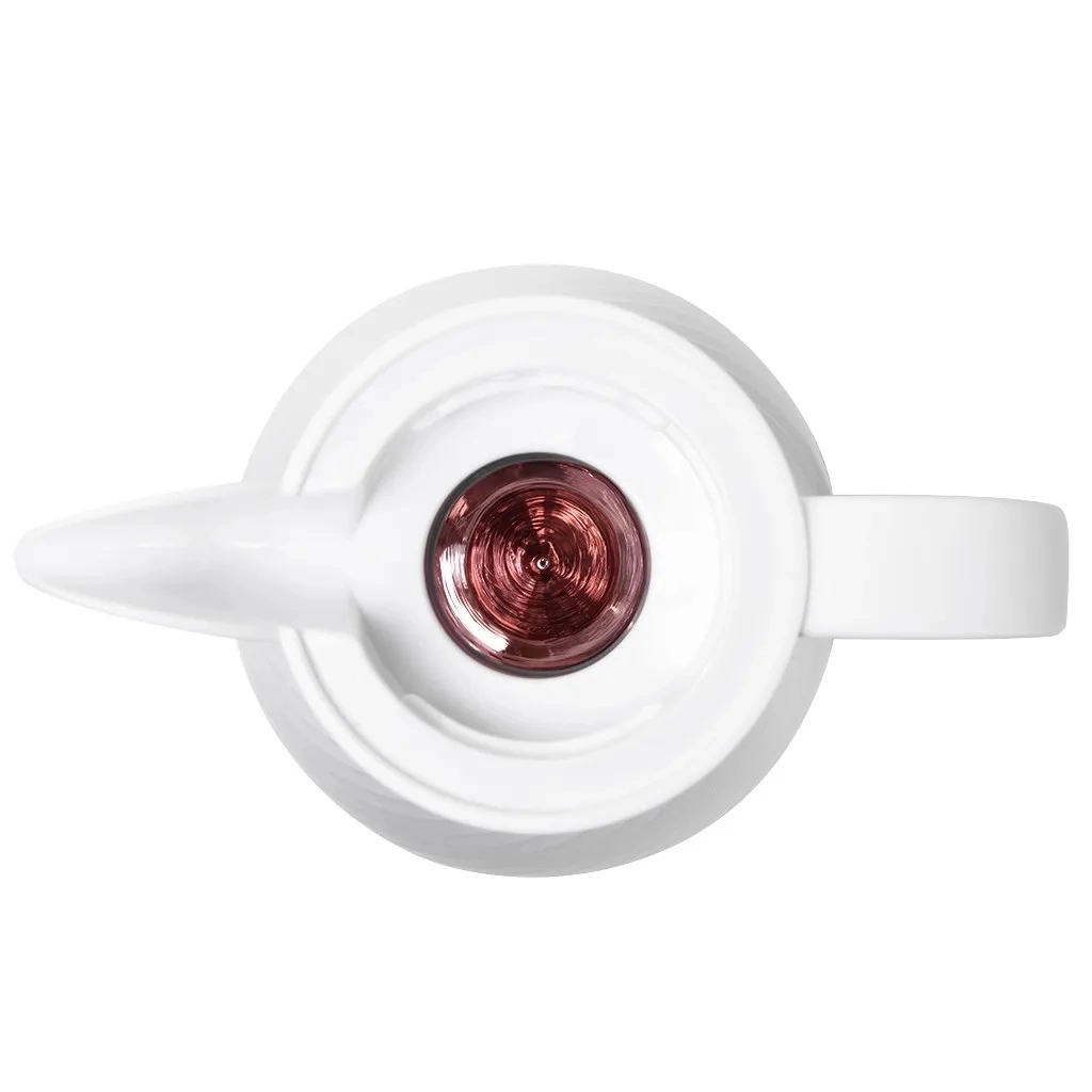 Термокувшин Fissman 1000 мл Белый (пластиковый корпус со стеклянной колбой) в Узбекистане