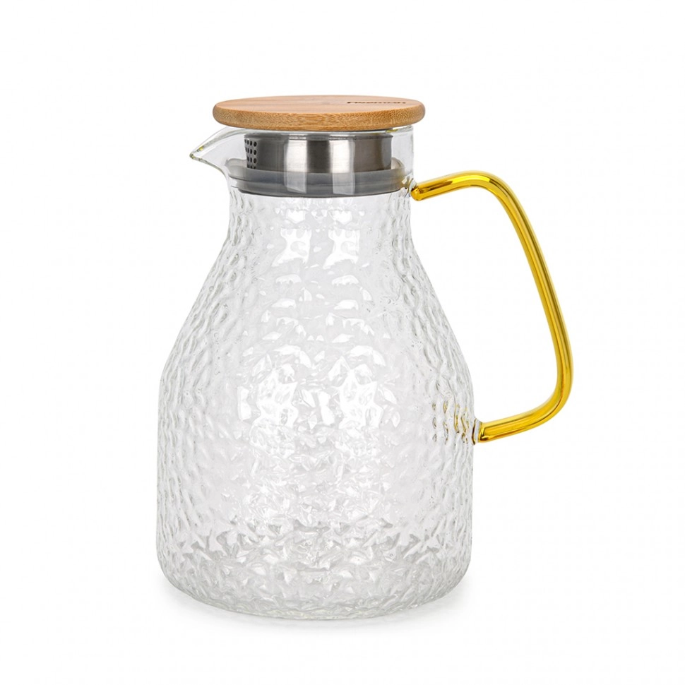 1500 ml filtrli issiq va sovuq ichimliklar uchun Fissman ko'zasi (issiqlikka chidamli shisha) O'zbekistonda