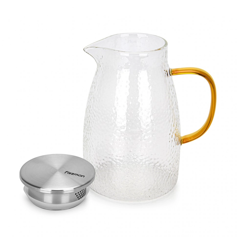 Fissman ichimliklar uchun filtrli ko‘zasi, 1600ml (shisha) O'zbekistonda