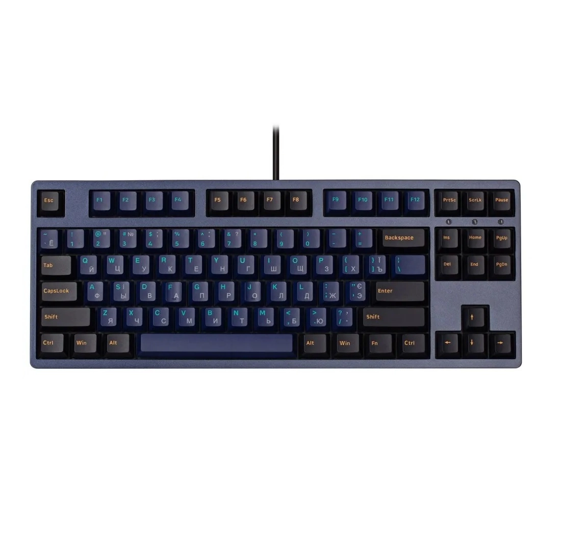 Клавиатура AKKO 3087 Horizon DS Cherry MX Silent Red, RU, Blue/Black купить
