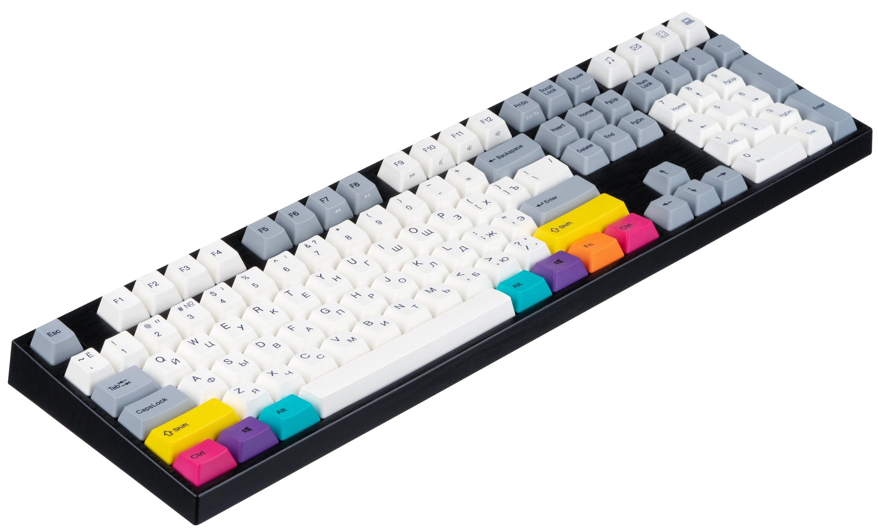Varmilo VA108M CMYK, Cherry MX Brown klaviaturasi - rasm №4 Varmilo VA108M CMYK, Cherry MX Brown klaviaturasi O'zbekistonda