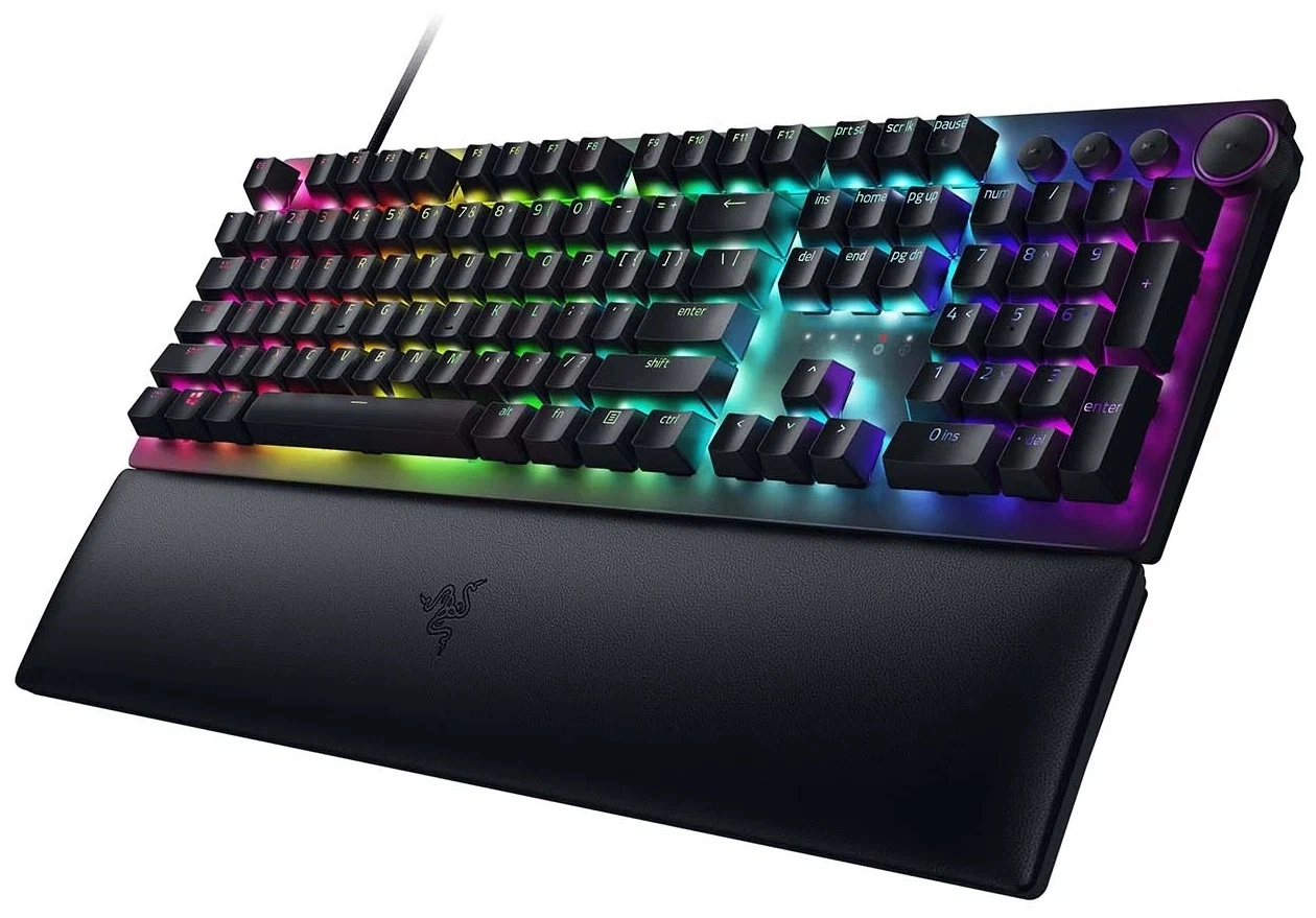 Razer Huntsman V2 Clicky Optical Switch Purple klaviaturasi O'zbekistonda