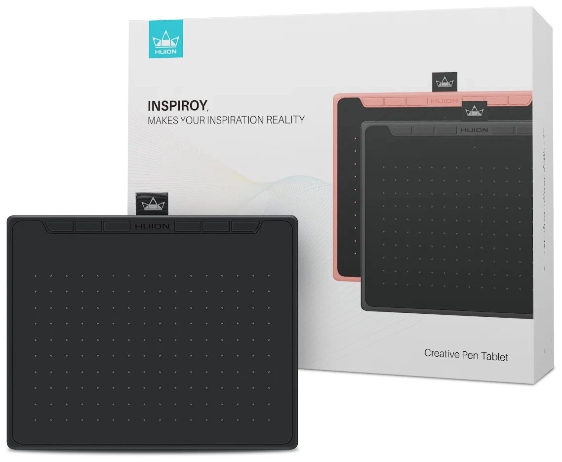 HUION Inspiroy RTS-300 qora grafik plansheti O'zbekistonda
