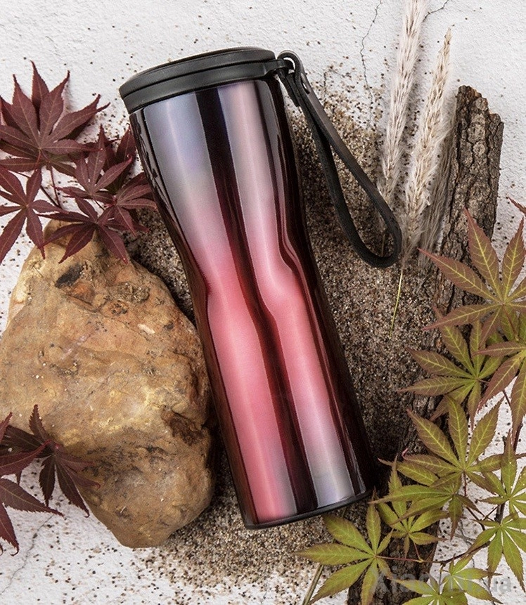Xiaomi Kiss Kiss Fish Moka Smart Cup OLED termo-krujkasi, 430 ml (violet) arzon