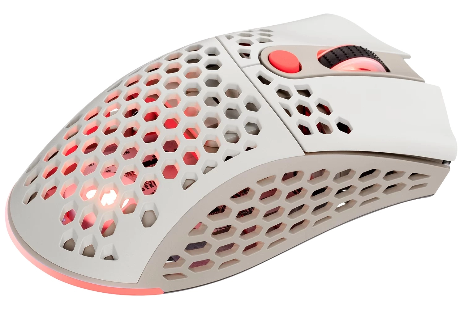 2E Gaming HyperSpeed Lite WL RGB Retro oq sichqonchasi O'zbekistonda