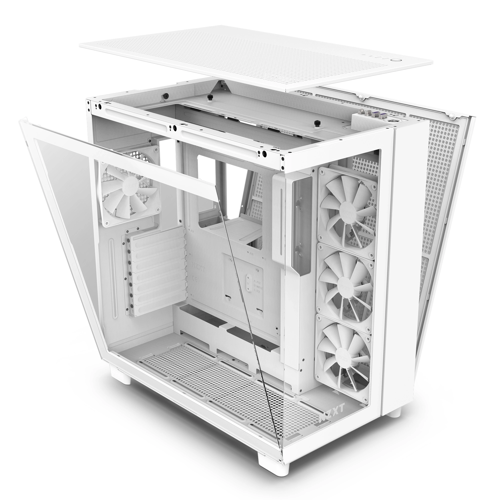 Корпус NZXT H9 Flow White в Узбекистане