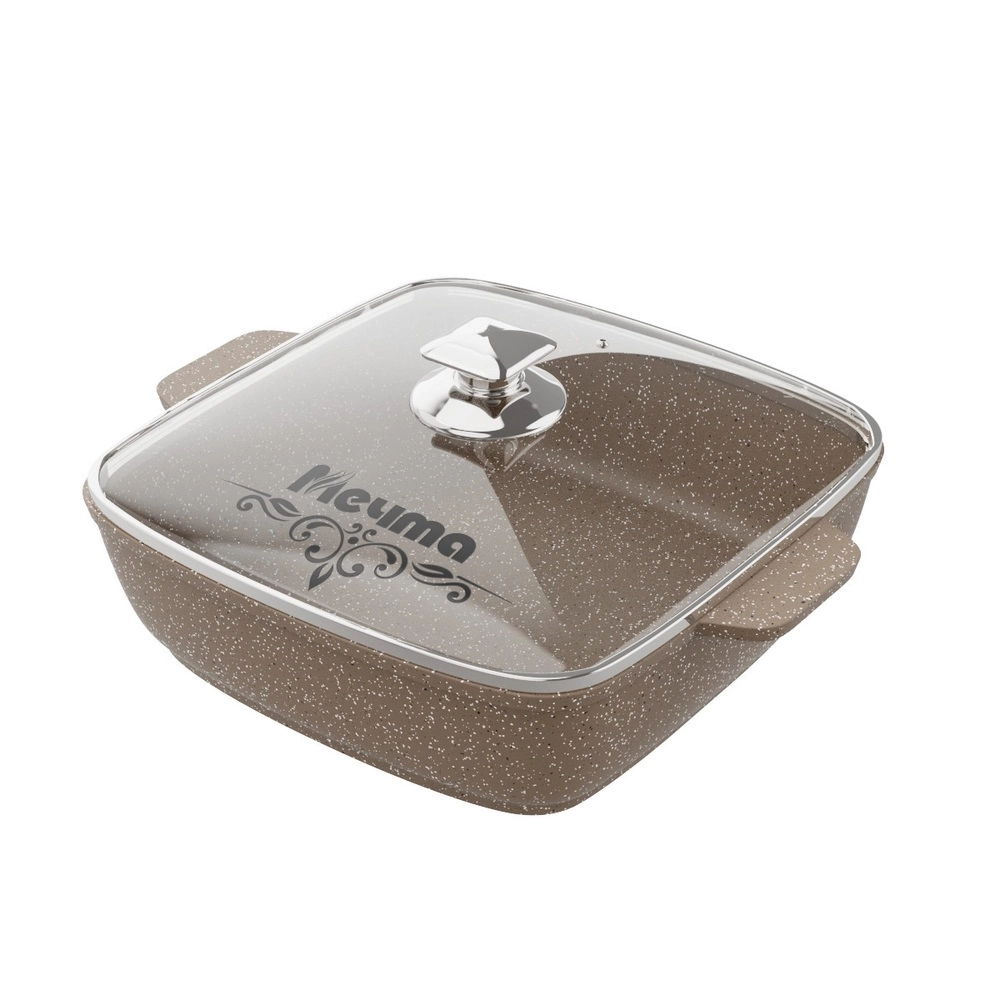 Qovurilgich kvadrat "orzu" granit qopqog'i 28 sm sotib olish