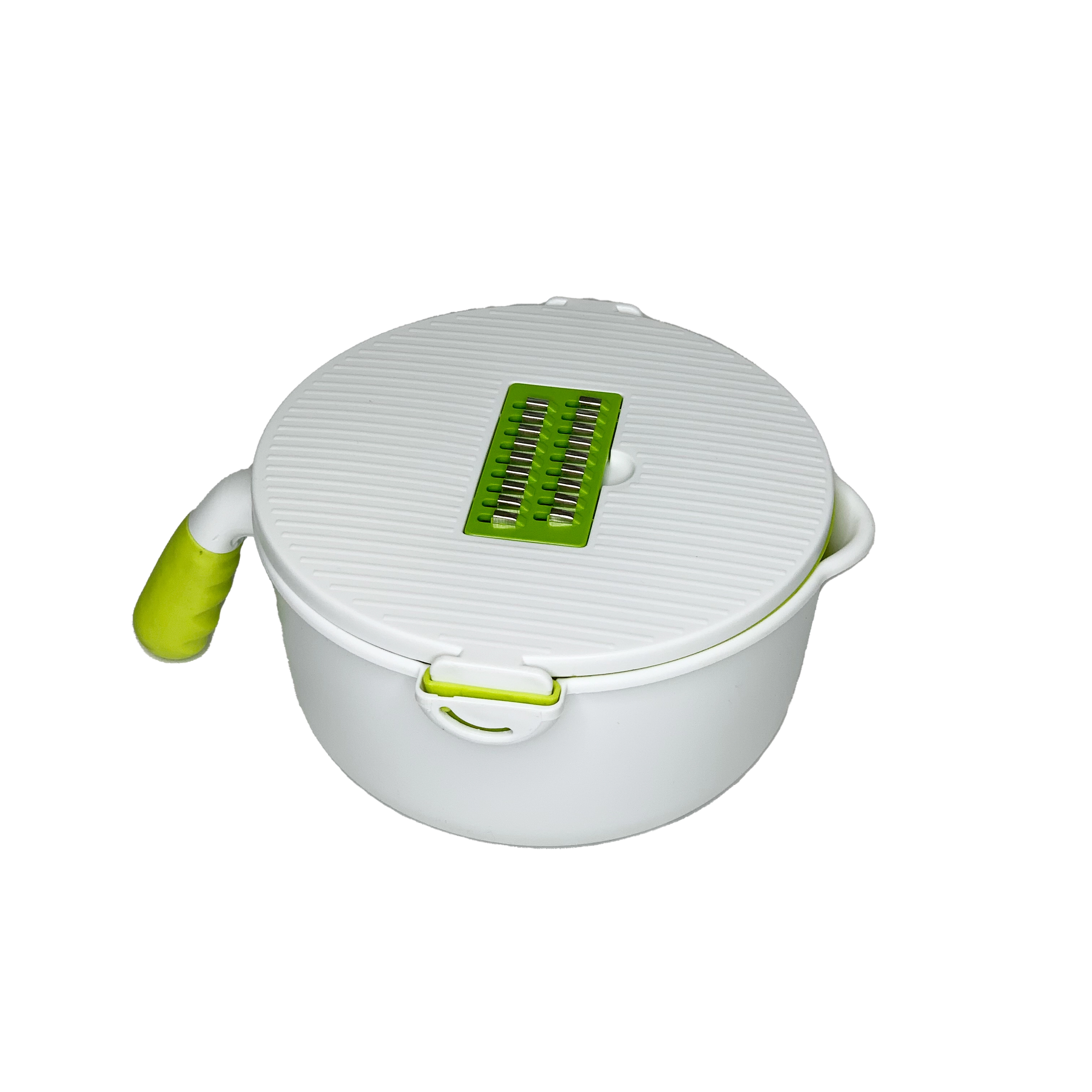 Многофункциональная тёрка-овощерезка с контейнером Limeolive Vegetab (white-yellow) в Узбекистане