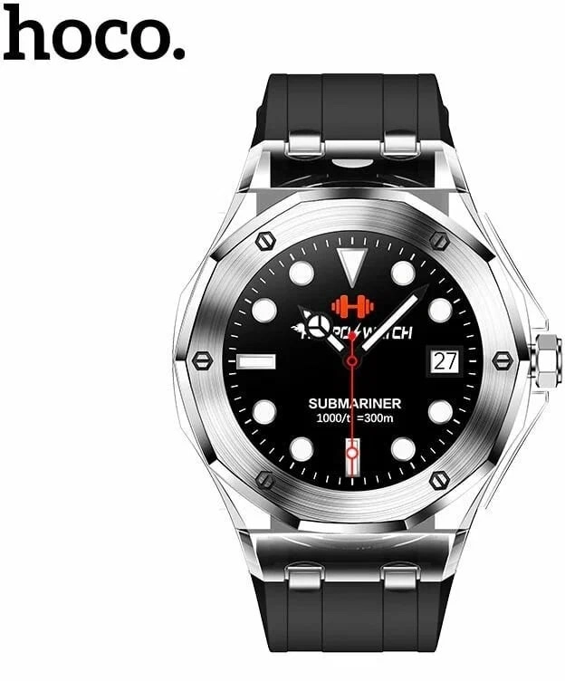 Смарт часы Hoco Y13 черный недорого