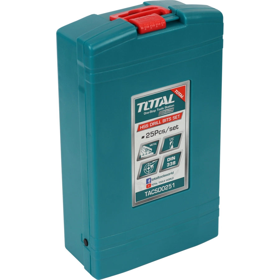 TOTAL TACSD0251 (25 dona) metall burg‘ulagich to‘plami arzon