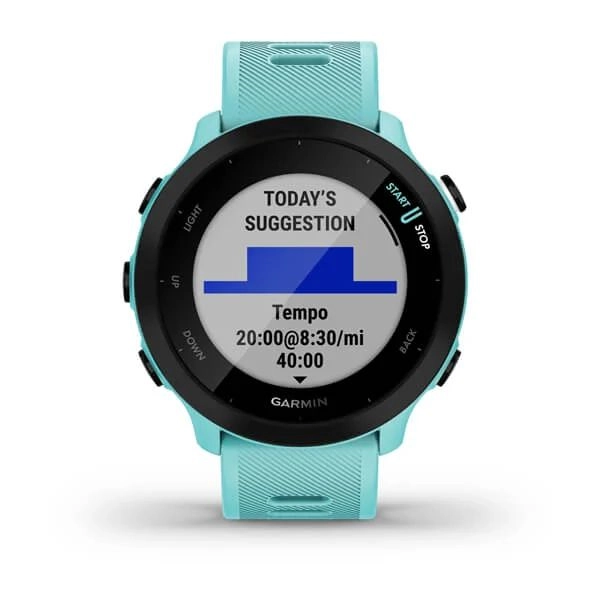 Смарт часы Garmin Forerunner 55 42 мм Aqua рассрочка