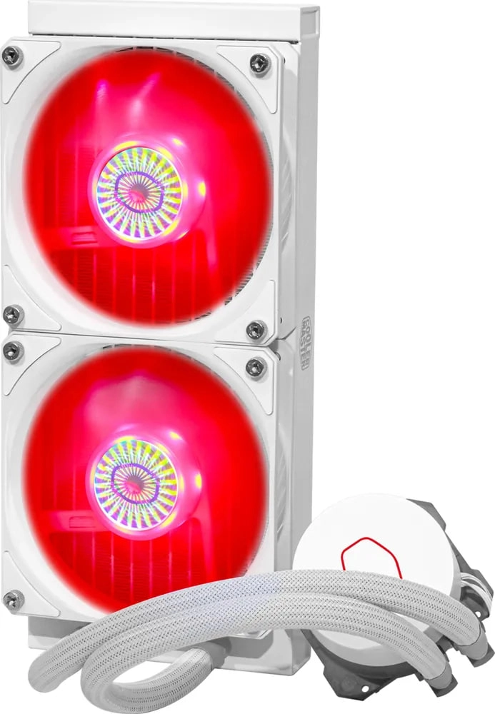 Система водяного охлаждения Cooler Master MasterLiquid ML240L V2 RGB White Edition (MLW-D24M-A18PC-RW) рассрочка