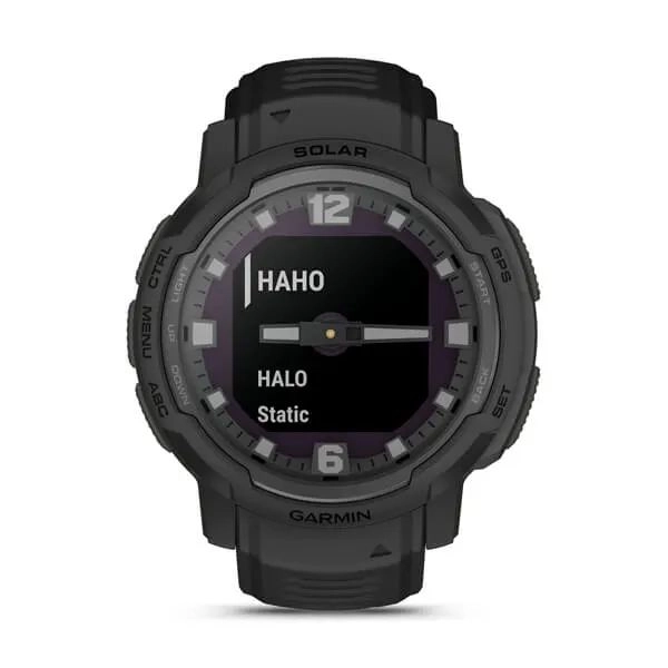 Смарт часы Garmin INSTINCT CROSSOVER SOLAR - Tactical Edition Black рассрочка