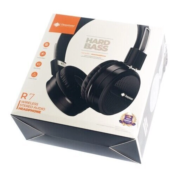 Беспроводные наушники Deepbass R7 Black в Узбекистане