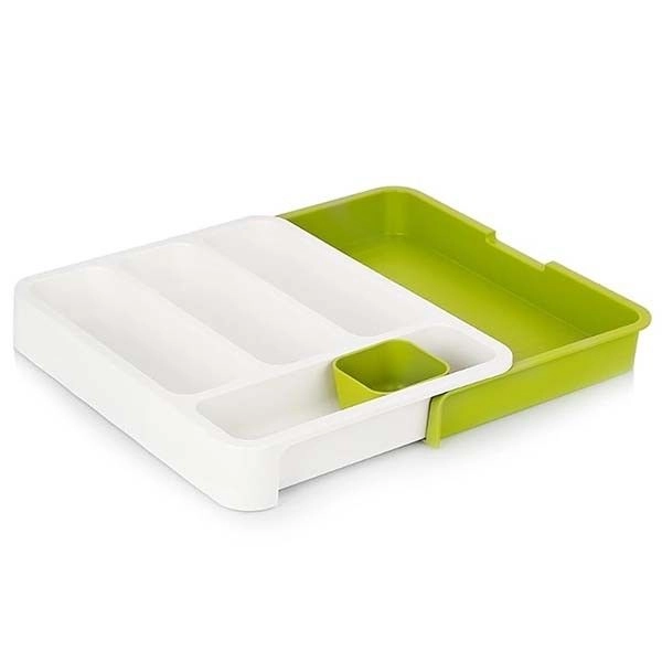 Органайзер под столовые приборы Joseph Joseph Drawer Store Зеленый 85041 рассрочка