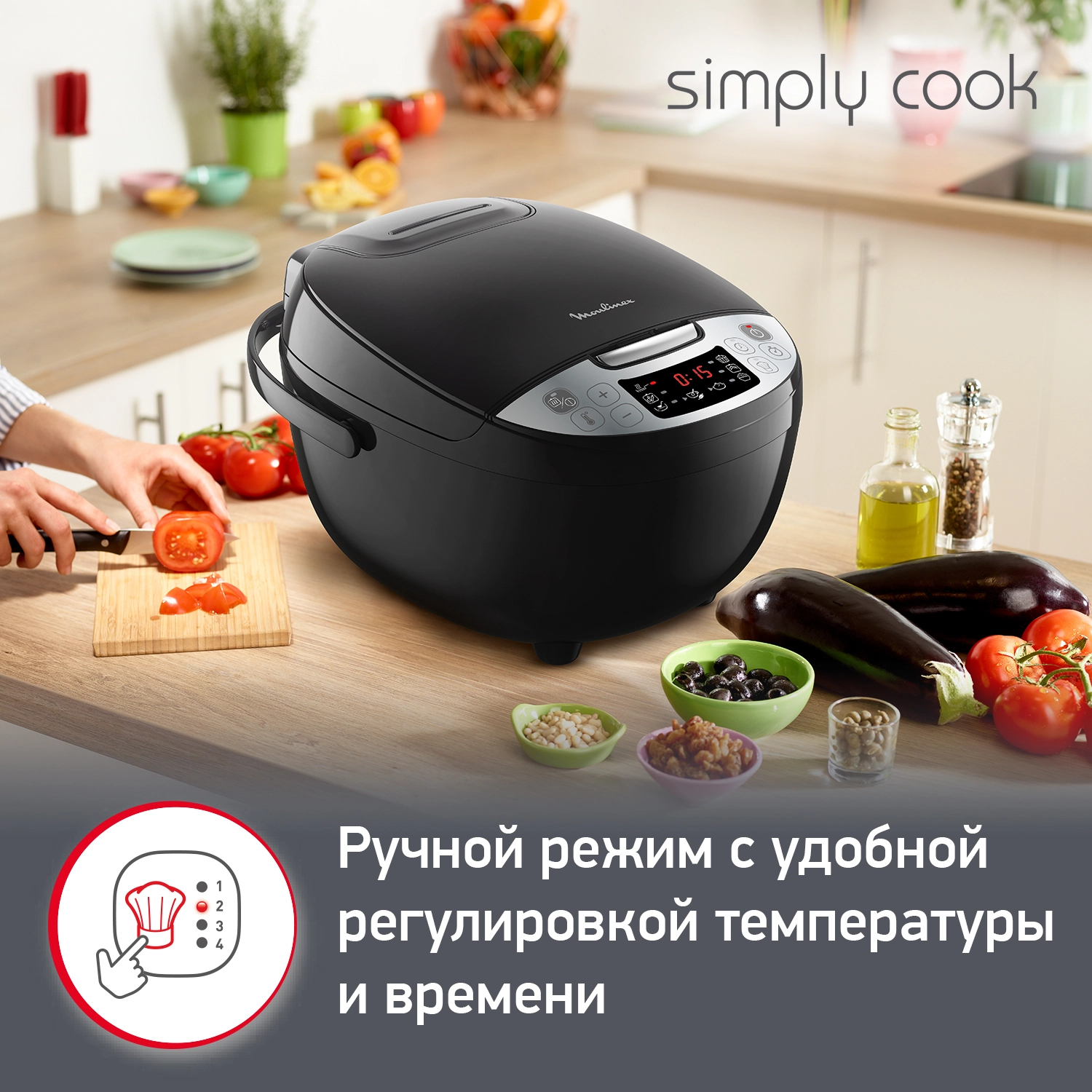Moulinex Simply Cook MK611832 multivarkasi bo'lib to'lash