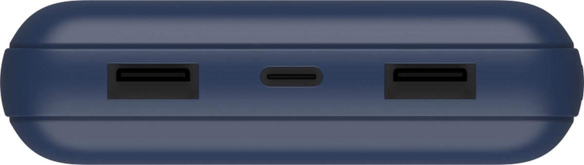 Портативный аккумулятор Power Bank Belkin 20000mAh, 15W, Dual USB-A, USB-C, blue рассрочка