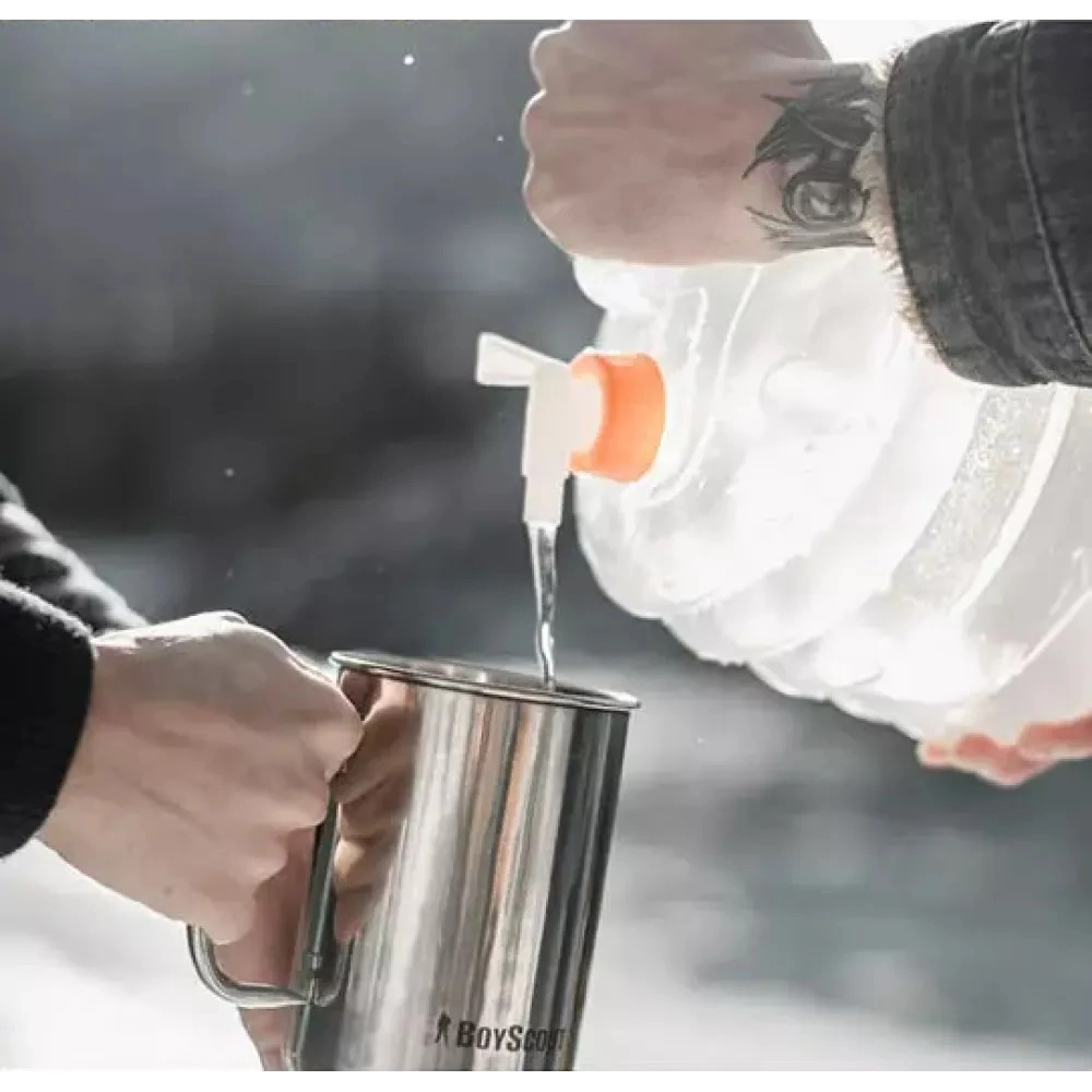 BoyScout yig‘iladigan kanistri, 8 l, plastik (suv va boshqa suyuqliklar uchun) bo'lib to'lash