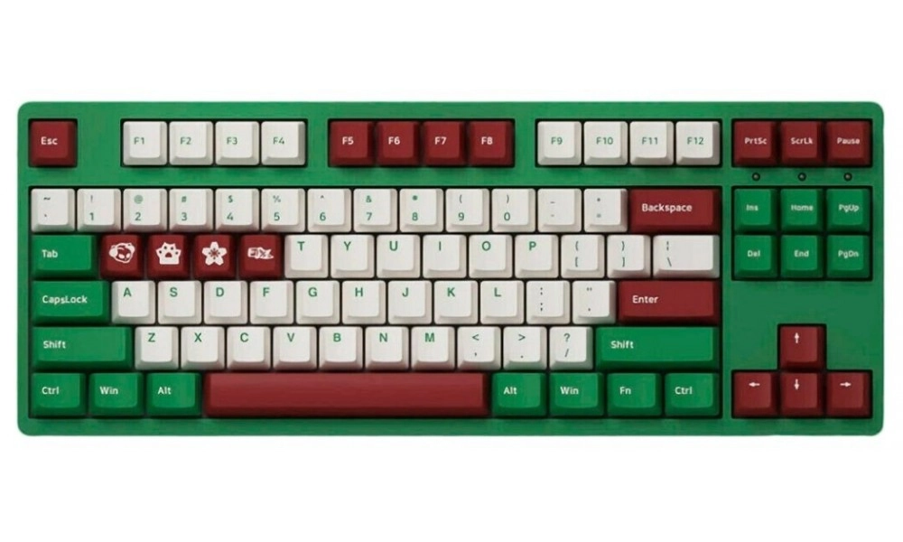 Akko 3087 V2 Matcha Red Bean Cherry Silent Red klaviaturasi bo'lib to'lash