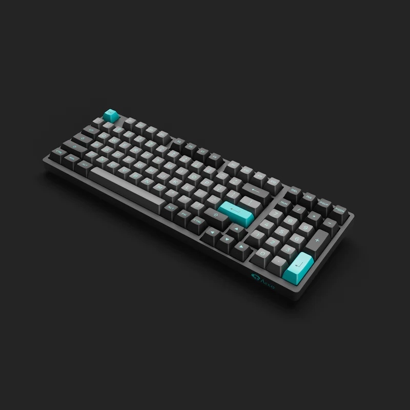 Клавиатура Akko 3098B Black&Cyan CS Jelly White RGB рассрочка