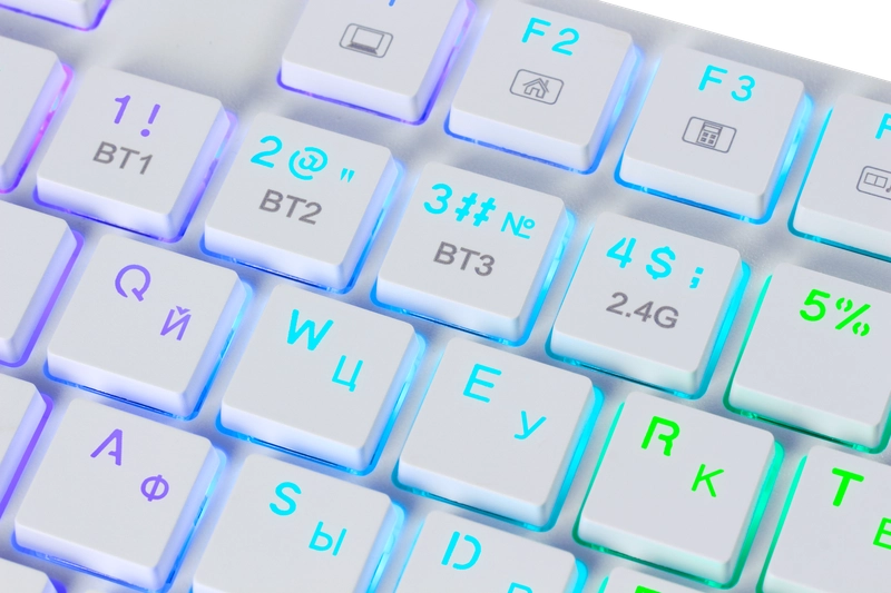 Redragon Anubis White simli+simsiz klaviaturasi bo'lib to'lash