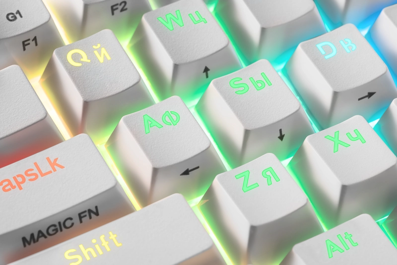 Клавиатура Redragon Draconic White (проводная+беспроводная) рассрочка