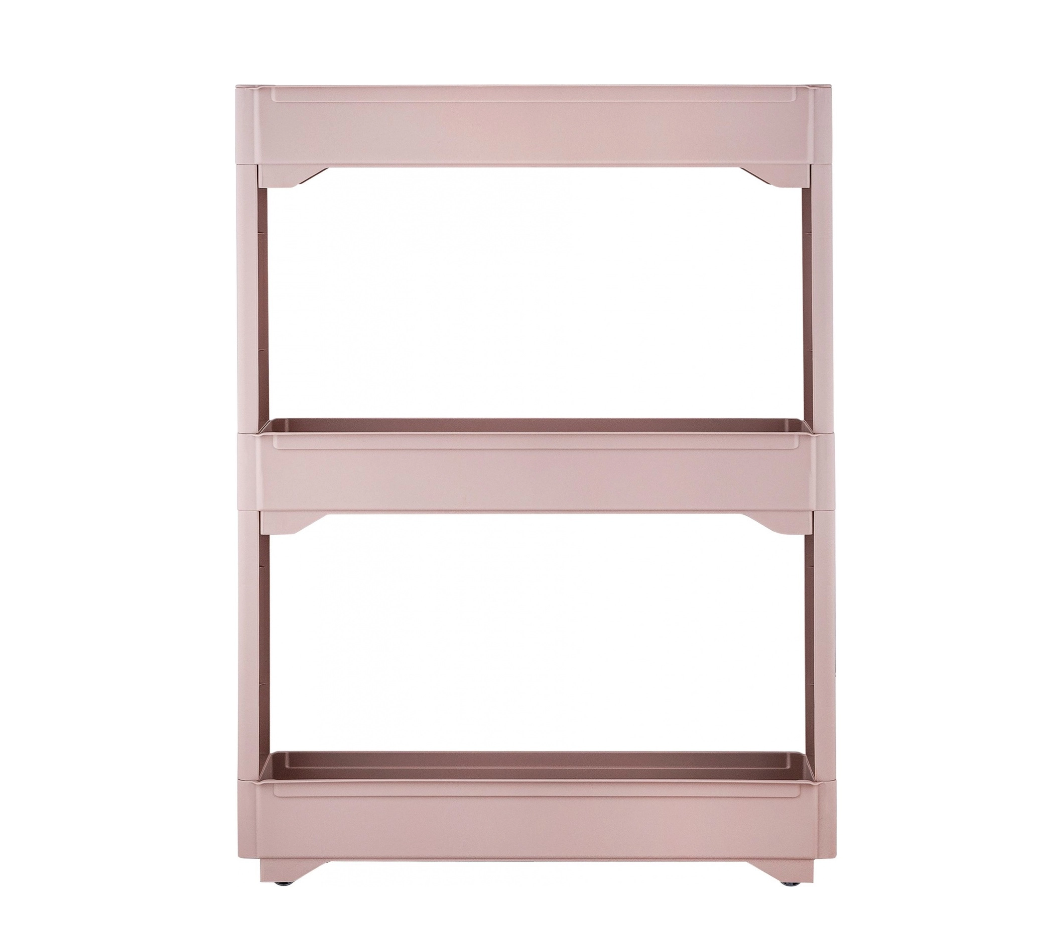 Этажерка Keeplex Regular, на колесиках, узкая, трехсекционная бежевый топаз купить