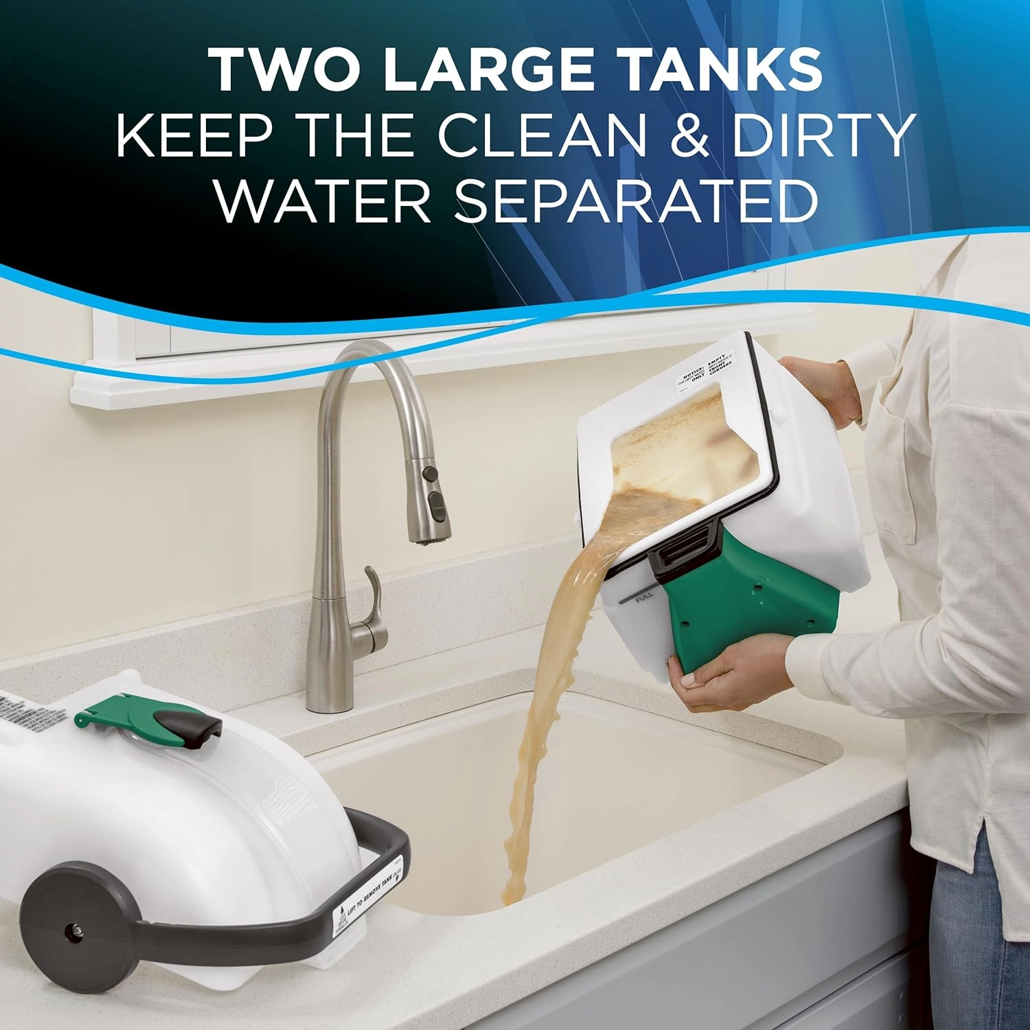 Моющий пылесос для ковровых покрытий Bissell Big Green bo'lib to'lash