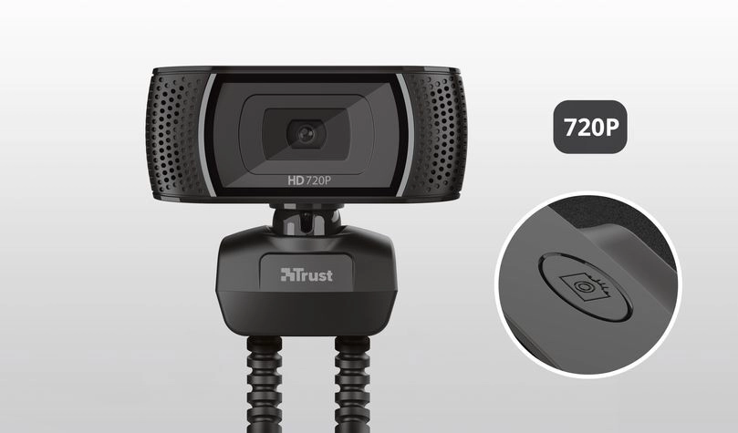Веб-камера Trust TRINO HD BLACK рассрочка