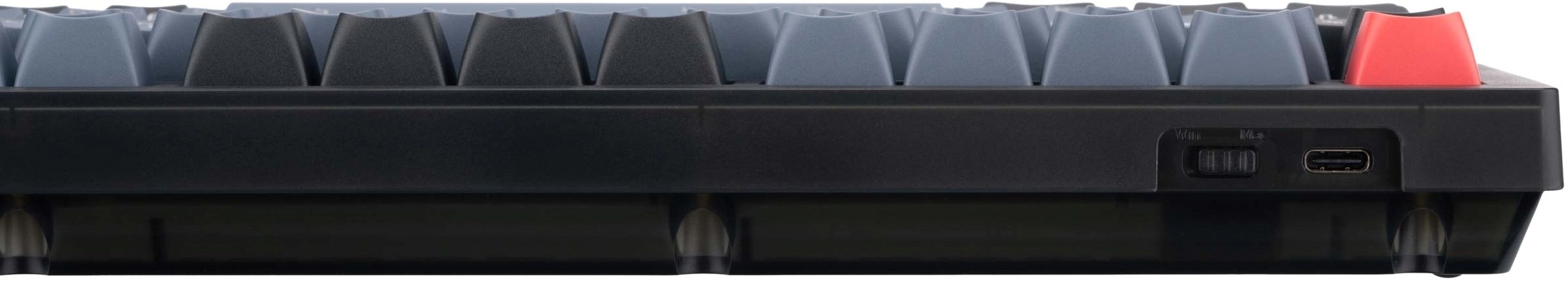 Клавиатура Keychron V1 84 Key QMK Gateron G PRO Blue Hot-Swap RGB Frosted Black рассрочка