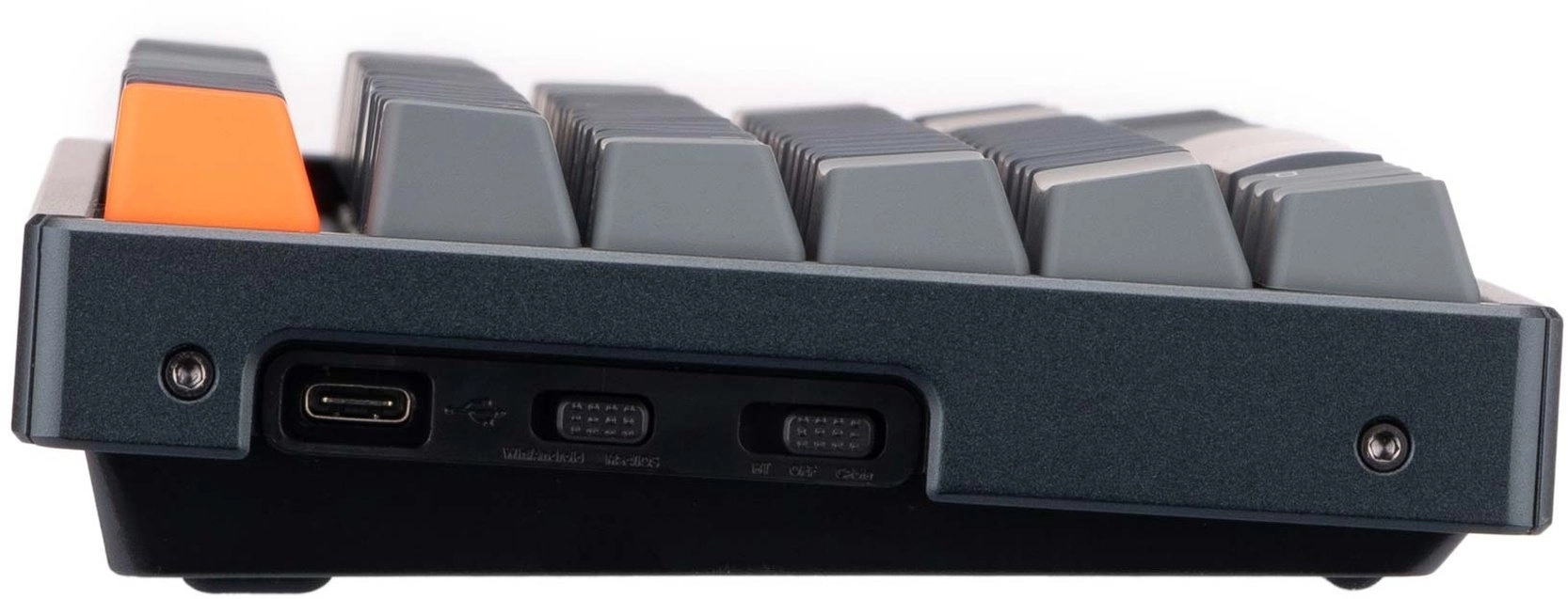 Клавиатура Keychron K8 Aluminum Frame 87 keys, Gateron Red, Hot-Swap, RGB, Black (K8J1_Keychron) рассрочка